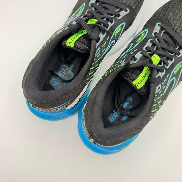 Brooks Glycerin GTS 20 Black Hawaiian Ocean Green Road-Running Sneakers Men’s 10 - Picture 6 of 8